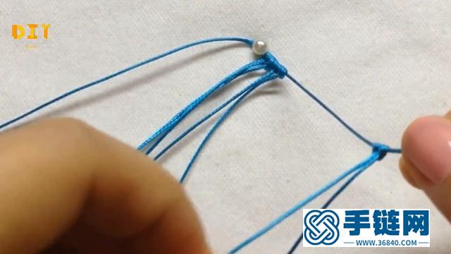 饰品编织教学，教你学习如何串珠编织耳环吊坠（图解2