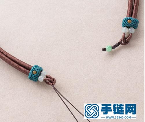 「教你编绳」非常实用又好看的欧式古典吊坠绳，教程请看文章