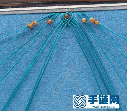「教你编绳」非常实用又好看的欧式古典吊坠绳，教程请看文章