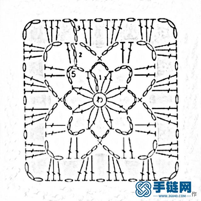 「钩编图解」各种形状的小花片做成吊坠装饰，效果也很好哦