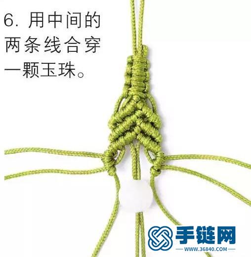 中国结编织手链玉玲珑教程，学编中国结手链教程