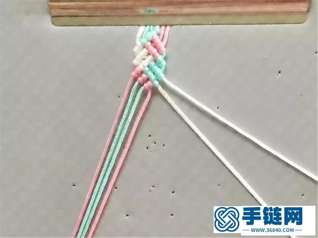 编绳手链教程：如何制作小清新手链手工编织教程