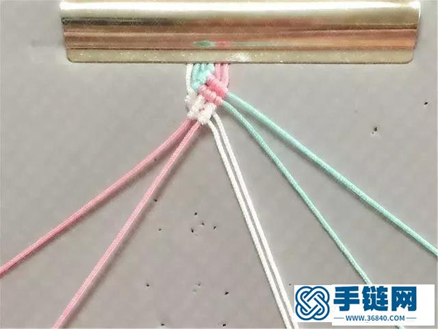 编绳手链教程：如何制作小清新手链手工编织教程