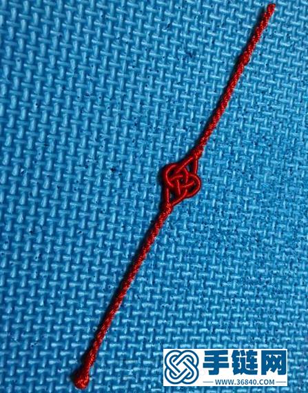 「教你编绳」普通绳子用纽扣金钱曼陀罗结编一个手链，真的好美