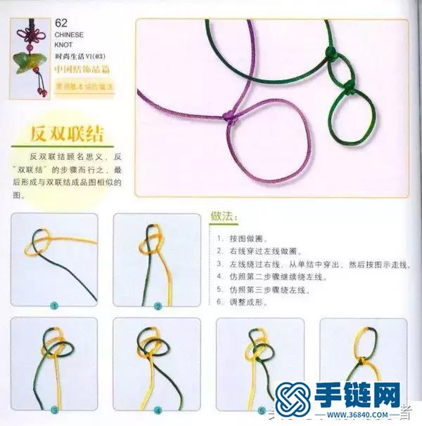 几种手链中国结的编法，很实用！