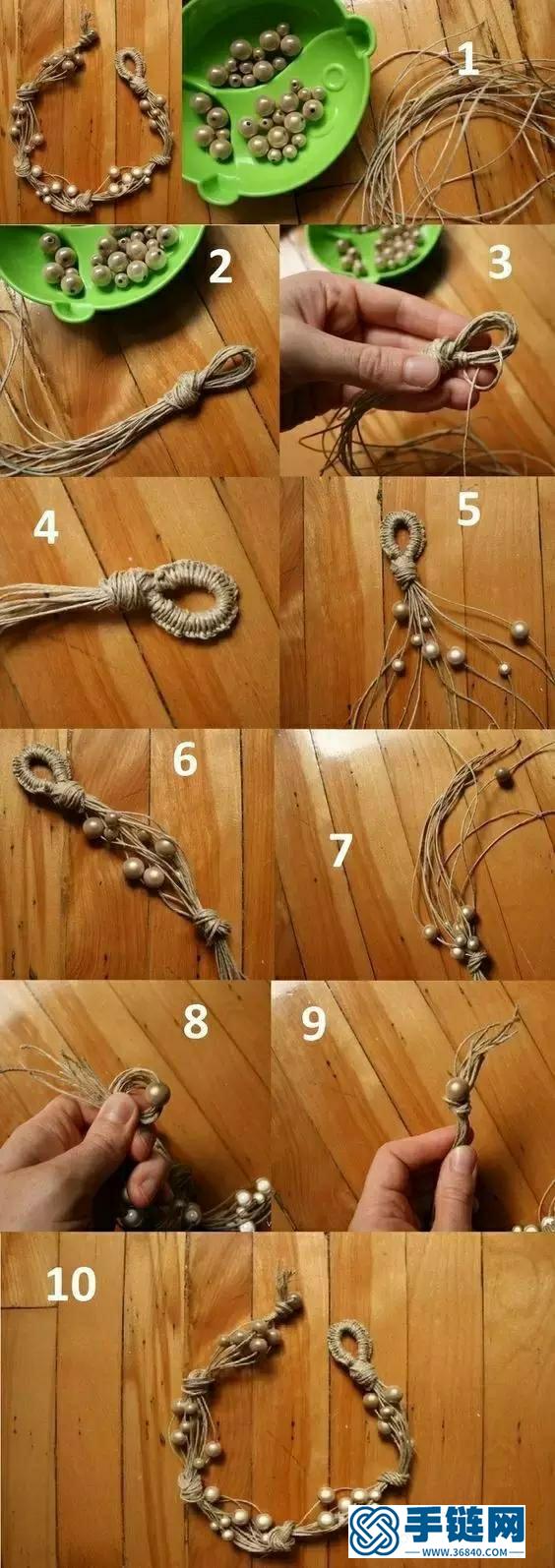 29种编绳手链教程，详细清楚热门款式的图解