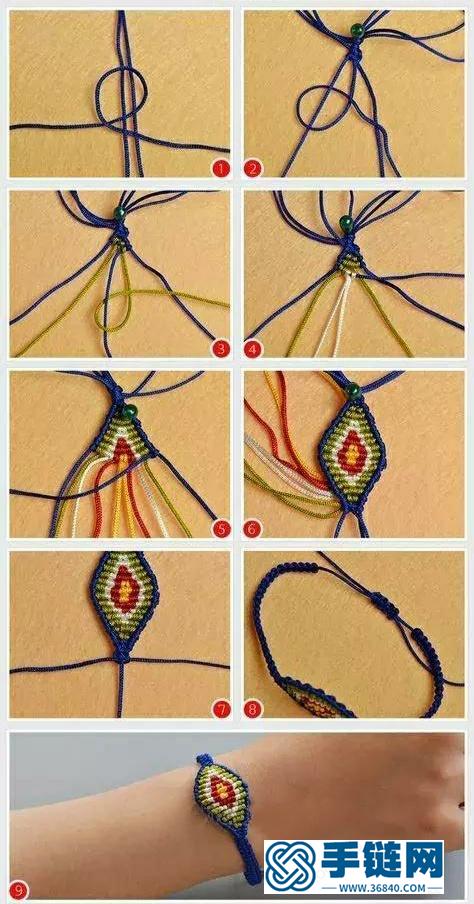 29种编绳手链教程，详细清楚热门款式的图解