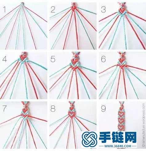 29种编绳手链教程，详细清楚热门款式的图解