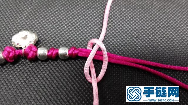 C8《雨彤》手绳材料包教程 中国结编绳基础