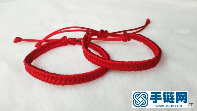 花2分钟就能学会编1条红绳手链