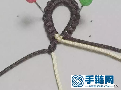 如何做一条红绳手链，中国结斜卷结教程综合运用，纯手工编织