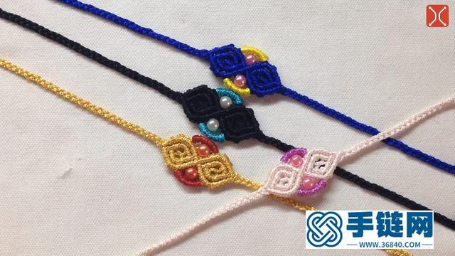 手工编织中国结手链，样式美观又简单，看一遍就学会了