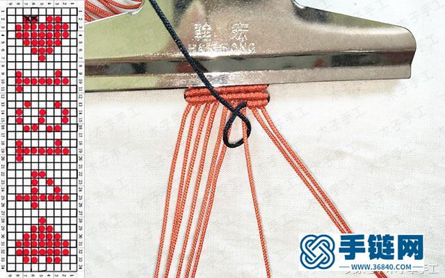 编织达人教你做5201314情侣字板手链，超详细