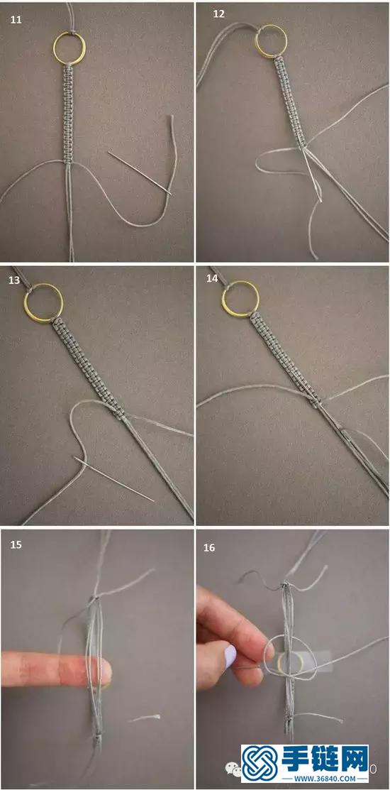 几款手链编织方法教程，有兴趣的童鞋可以收藏自己试试哦