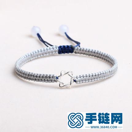 手饰推荐第二波：简约情侣手链，棉麻手工编织手绳