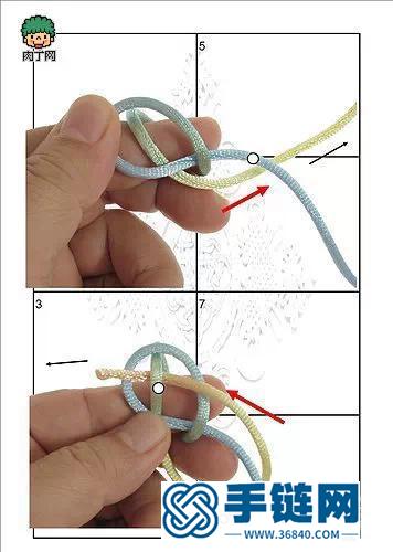手工编织，红绳手链 编法大全（图解）