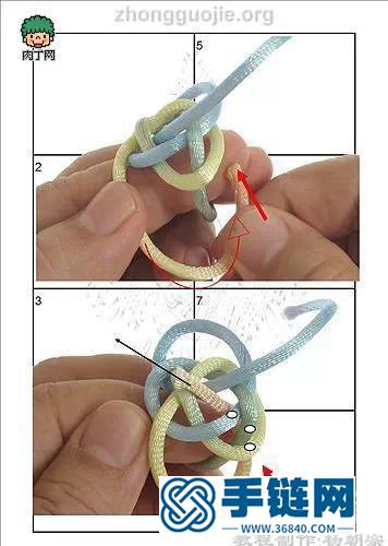 手工编织，红绳手链 编法大全（图解）