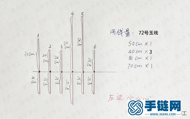 毕业季闺蜜手链编法图解