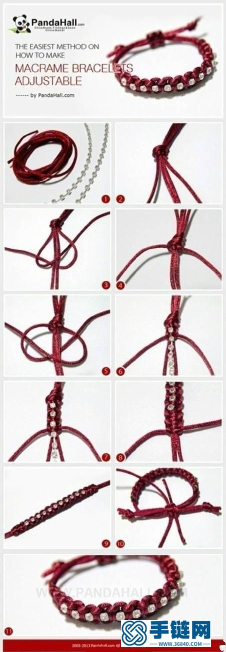 diy编织手绳，自己在家也可以做哒
