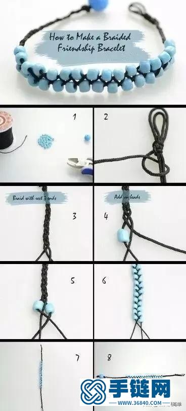 7款精选手绳编织教程，既好看有好编，款款都是编织经典