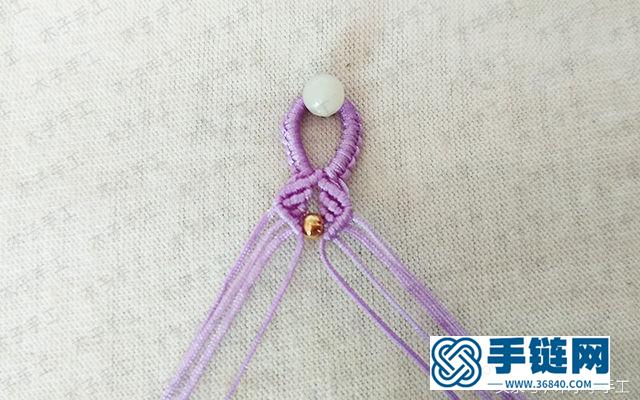 立体曲线手链编织图文教程
