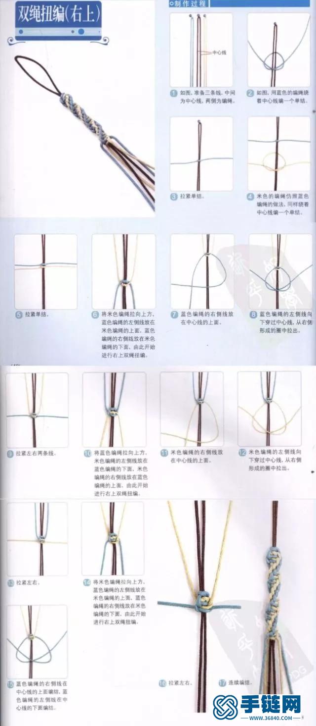 10款绚丽多彩手链，即好看又好编，夏天佩戴最好！附27种绳编法