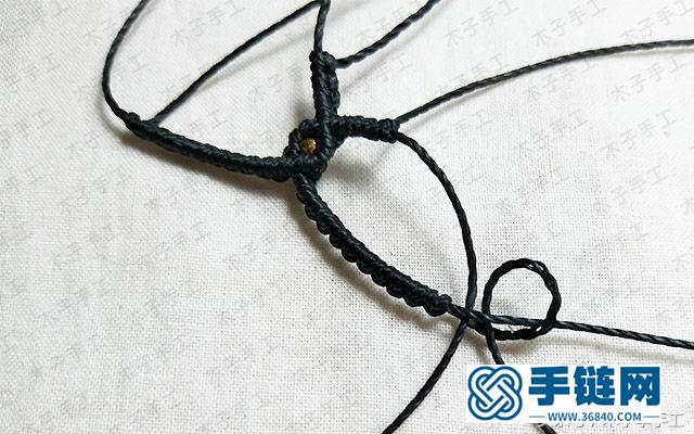 七夕爱心情侣手绳的编法图解，心意满满就ta了