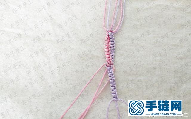 平结儿童手链编法图文教程