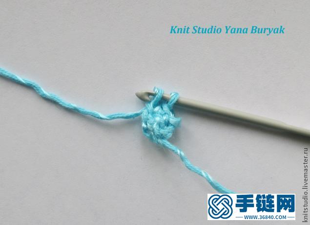 分享一款漂亮的手绳钩法，图解教程，通俗易懂，新手可仿