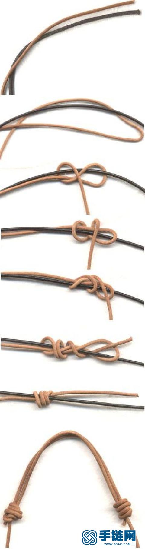 编手绳手链“结尾”常用的几种编法