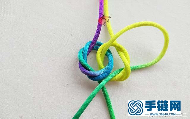 曼陀罗结红绳编织教程已出，可以用作手链或挂饰，非常漂亮