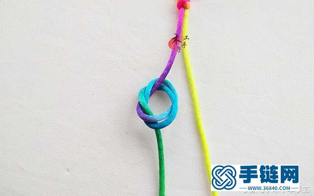 曼陀罗结红绳编织教程已出，可以用作手链或挂饰，非常漂亮