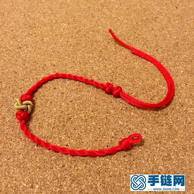 一根红绳一种祝福 同心结情侣红手绳