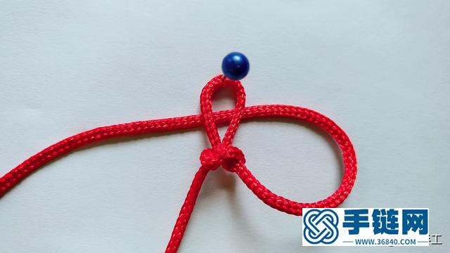 手工编织攀缘结详细教程，自制红绳心形手链，寓意爱情美满