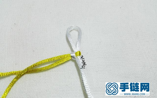 木子手工：手工diy , 红绳手链之凤尾（锁结）结编法图文教程