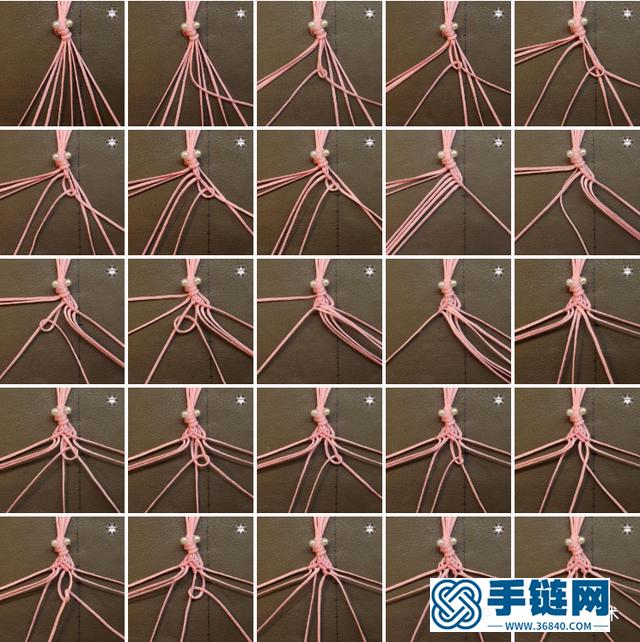 学会这16种首饰手链，再普通的珠子，结合下也可变好看！附教程