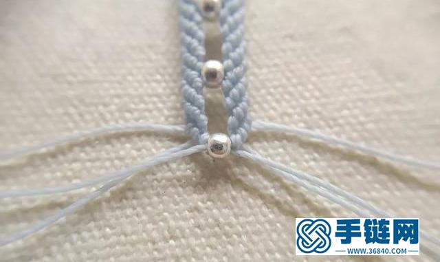 包石手链这样编，大气精致，也适用于表带，DIY手工编绳附教程