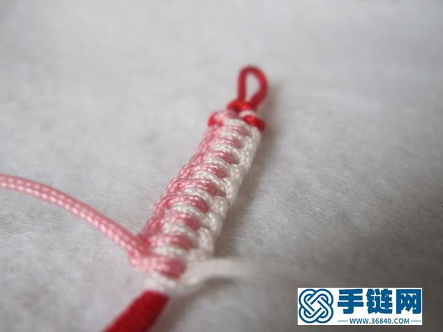 暗香——左右半雀头结手绳编织教程