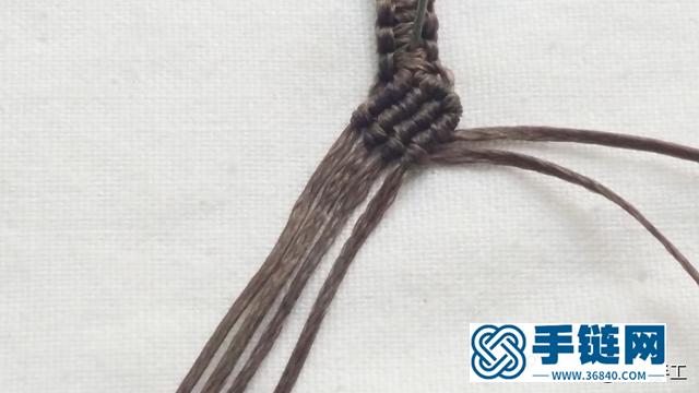DIY手工制作编织创意包珠编绳个性手链教程