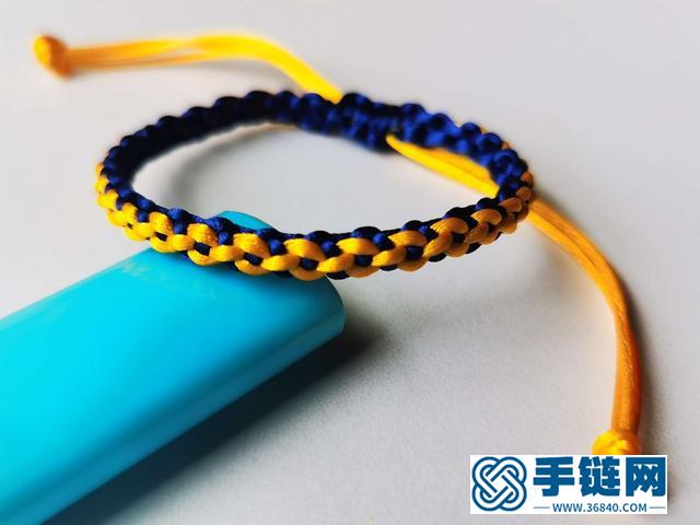 中国结之叠山结手链，花纹美观又立体，戴在手上更好看！附教程