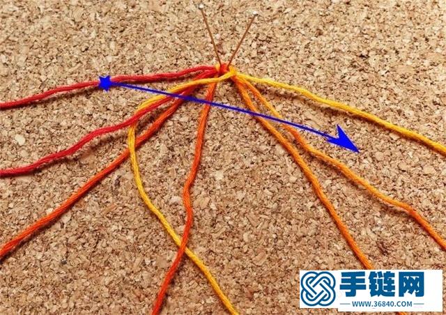 六股绳手链编织教程图片