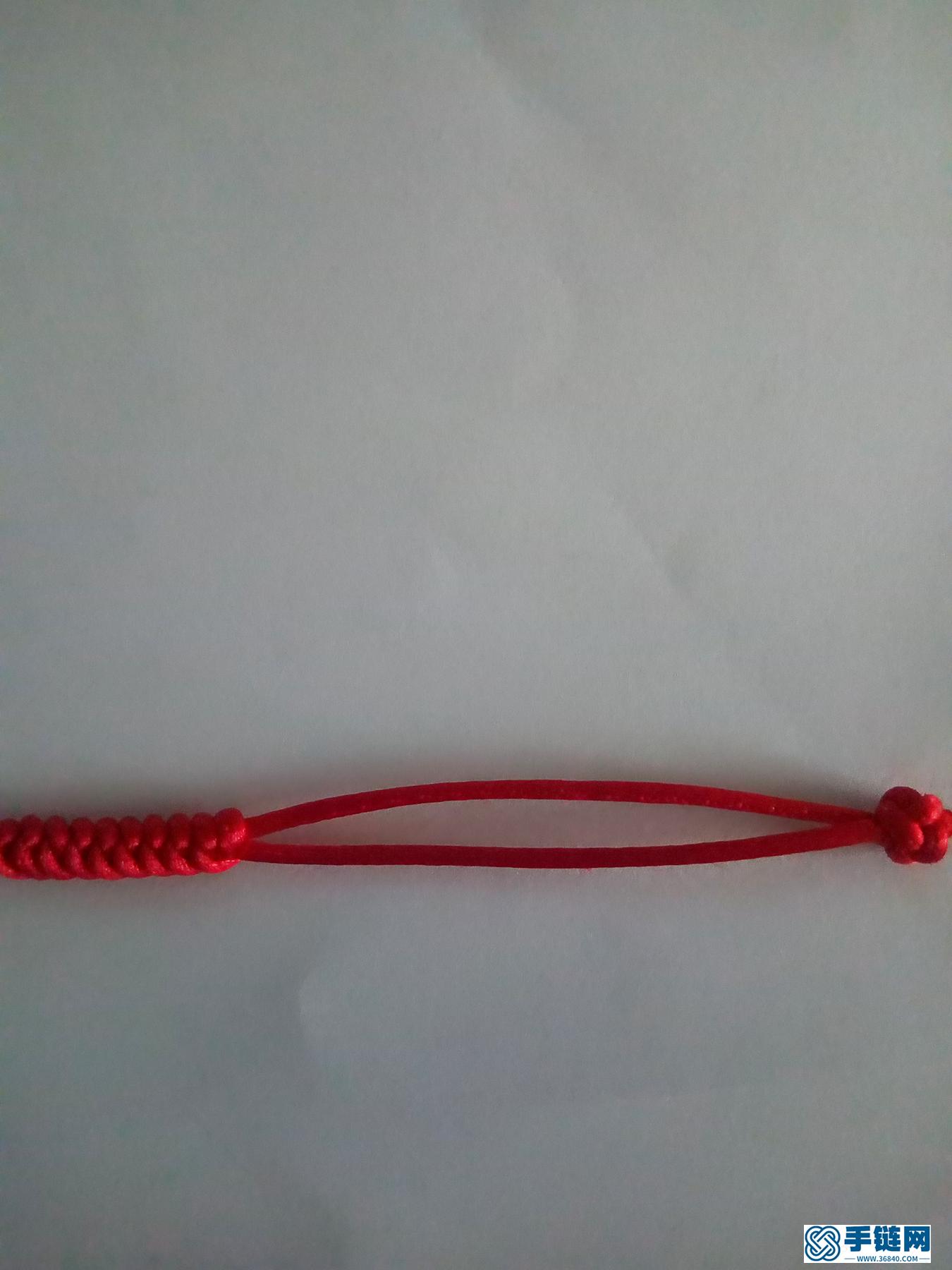 本命年红绳手链编织教程,金刚结手绳做法步骤