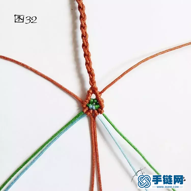 单珠手链编法，雮尘珠之瞳手绳简单编织教程