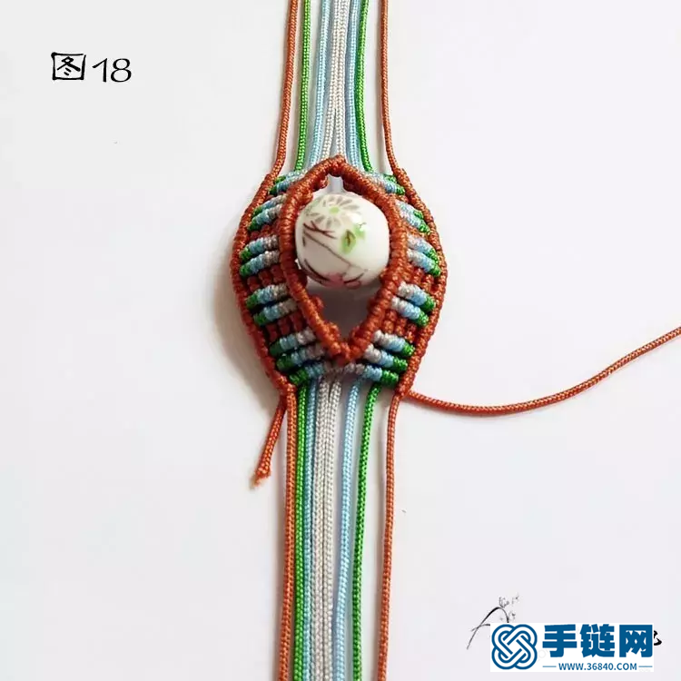 单珠手链编法，雮尘珠之瞳手绳简单编织教程