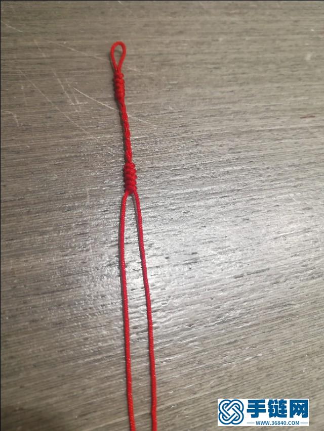 简单好看的金刚结红绳编法图解 简单好看的金刚结红绳编法图解