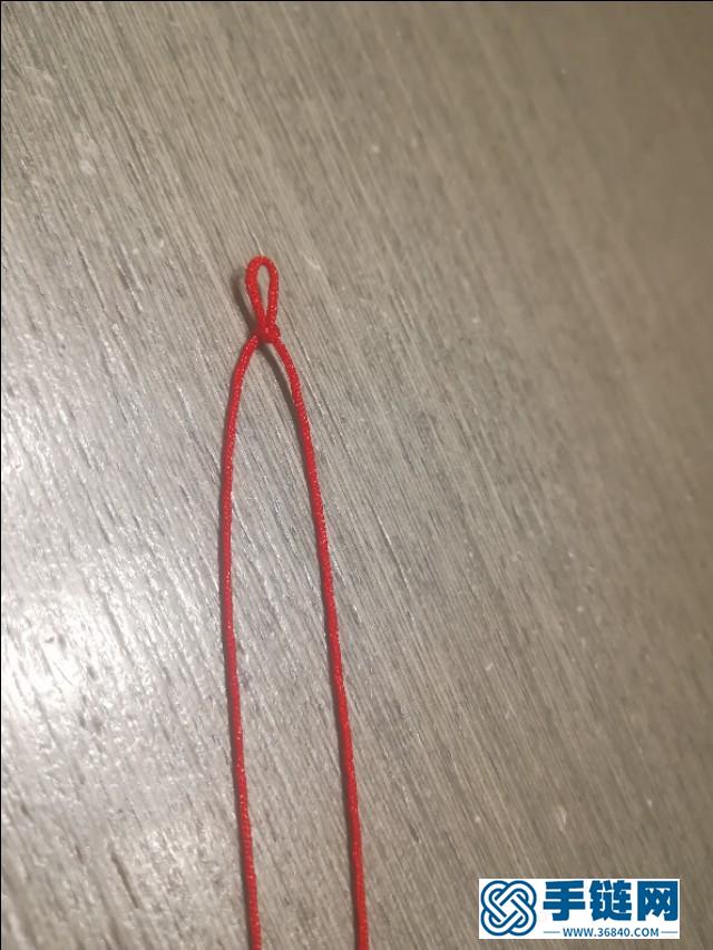简单好看的金刚结红绳编法图解