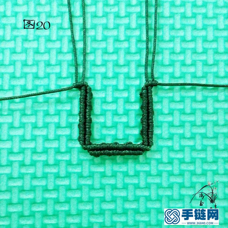 中国结小挂坠编法教程