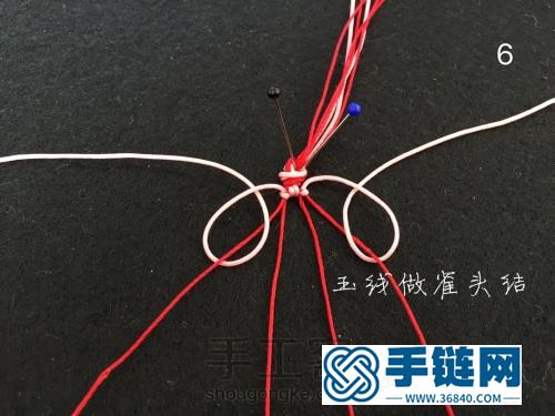 十里桃花手链编织图解