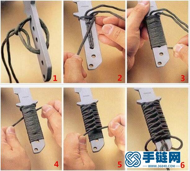 中国刀柄缠绳法，唐刀，小刀，菜刀都能通用的缠法教程大全