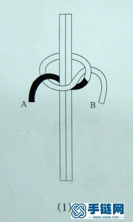 手链收尾打结方法,编绳平结详细教程